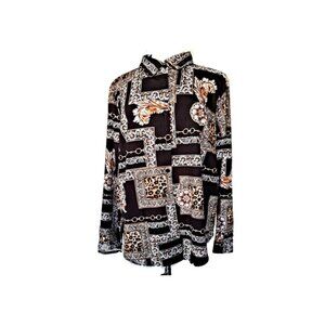 LOVE BLACK AND GOLD WITH A TOUCH OF WHITE~~XL